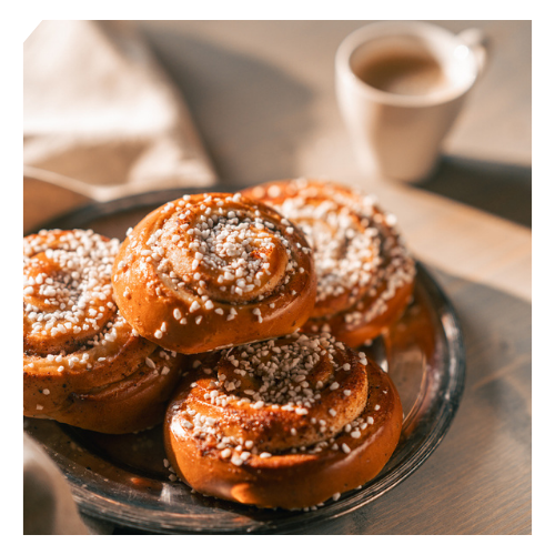 kanelbullar och kaffe